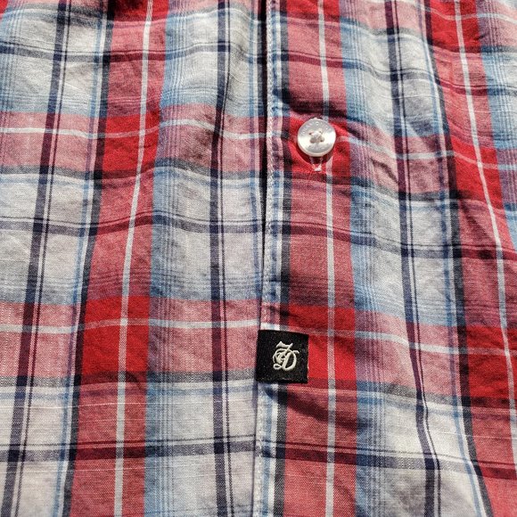 7 Diamonds XL Plaid Long Sleeve Button Down - Picture 6 of 8